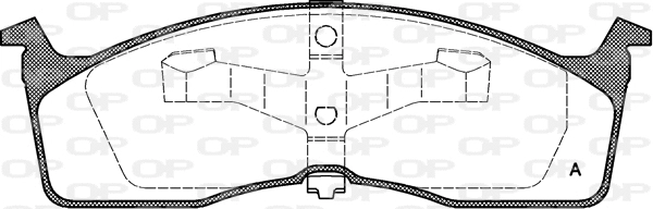 Brake Pad Set, disc brake (BPA0610.00)