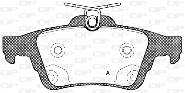 Brake Pad Set, disc brake (BPA0842.70)
