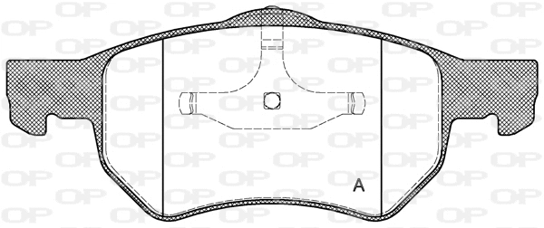 Brake Pad Set, disc brake (BPA0882.00)
