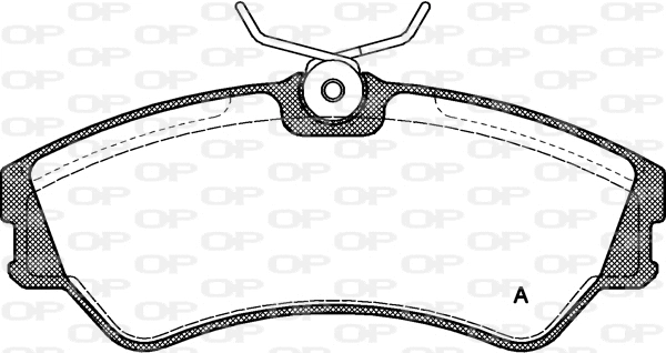 Brake Pad Set, disc brake (BPA0383.00)