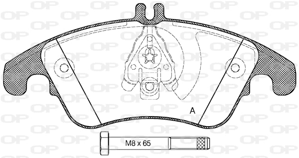 Brake Pad Set, disc brake (BPA1304.00)