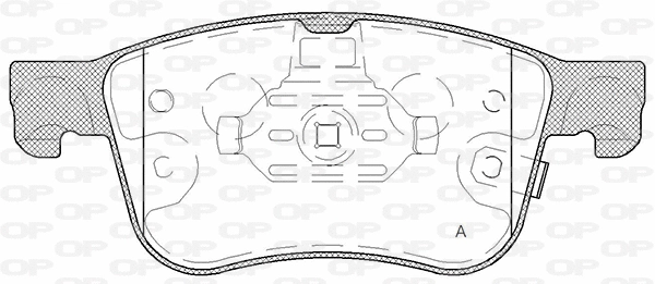 Brake Pad Set, disc brake (BPA1808.12)
