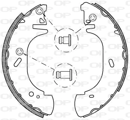 Brake Shoe Set (BSA2135.00)