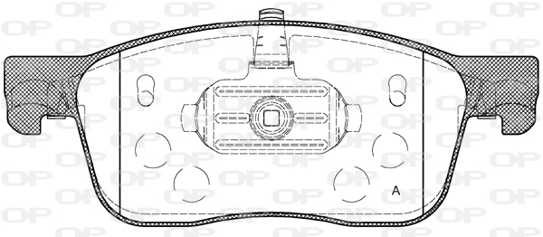 Brake Pad Set, disc brake (BPA1719.00)