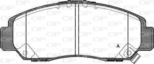 Brake Pad Set, disc brake (BPA0747.12)