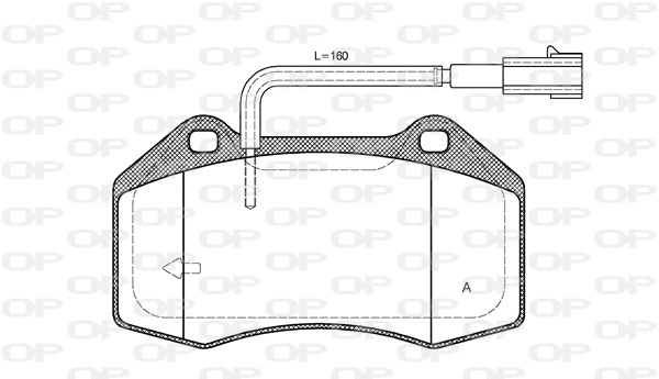 Brake Pad Set, disc brake (BPA1113.22)