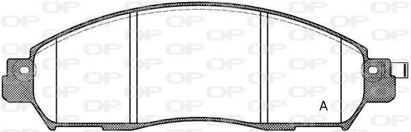 Brake Pad Set, disc brake (BPA1612.04)
