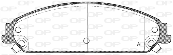 Brake Pad Set, disc brake (BPA1128.08)