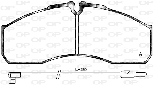 Brake Pad Set, disc brake (BPA0651.12)
