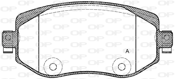 Brake Pad Set, disc brake (BPA1724.08)
