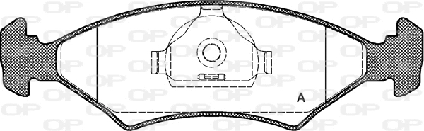 Brake Pad Set, disc brake (BPA0119.20)