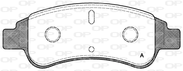 Brake Pad Set, disc brake (BPA0840.30)