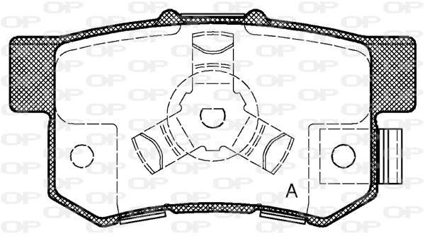 Brake Pad Set, disc brake (BPA0325.04)