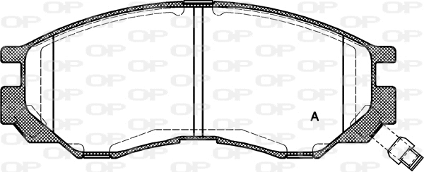 Brake Pad Set, disc brake (BPA0583.00)