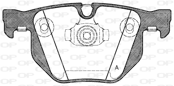 Brake Pad Set, disc brake (BPA0381.61)