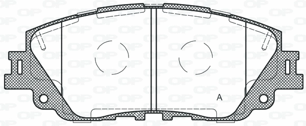 Brake Pad Set, disc brake (BPA1787.00)