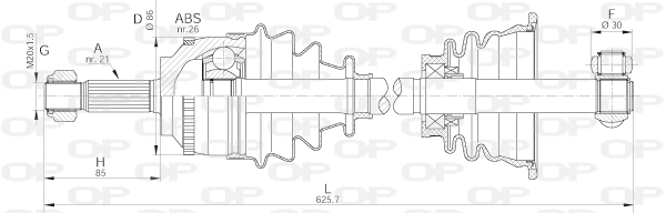 Drive Shaft (DRS6066.00)