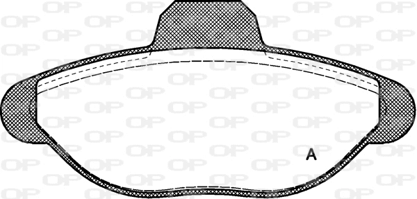 Brake Pad Set, disc brake (BPA0414.00)