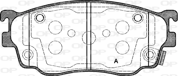 Brake Pad Set, disc brake (BPA0800.12)