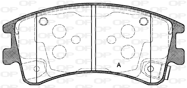 Brake Pad Set, disc brake (BPA0970.02)