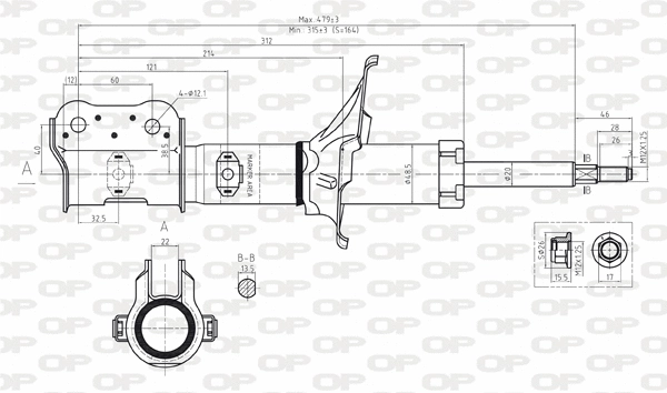 Shock Absorber (SAB8098.31)