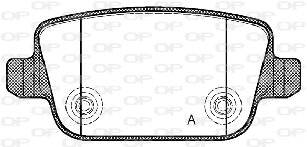 Brake Pad Set, disc brake (BPA1256.00)