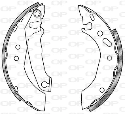 Brake Shoe Set (BSA2166.00)