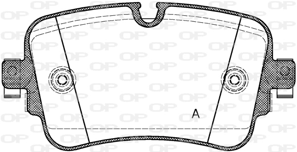 Brake Pad Set, disc brake (BPA1668.08)