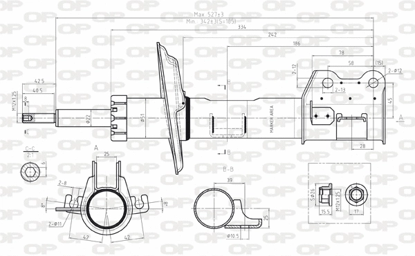 Shock Absorber (SAB8080.31)