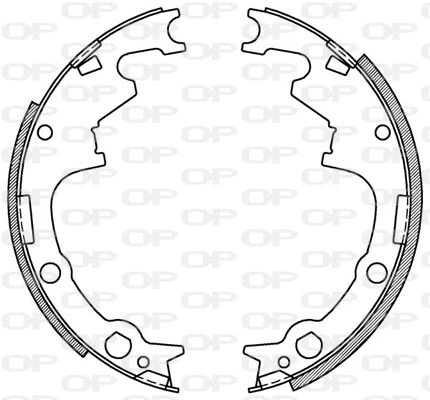 Brake Shoe Set (BSA2169.00)