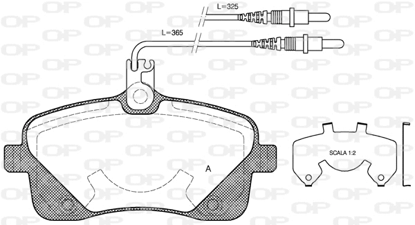 Brake Pad Set, disc brake (BPA1102.02)