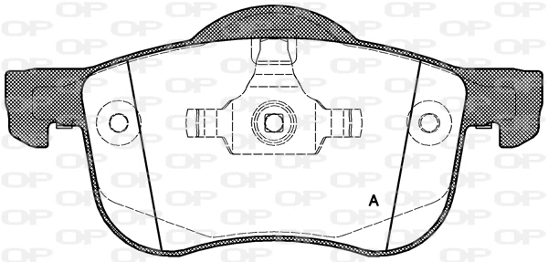 Brake Pad Set, disc brake (BPA0713.00)