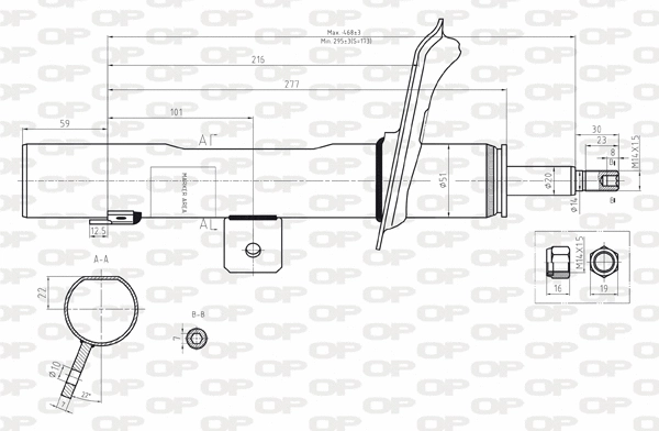 Shock Absorber (SAB8180.31)