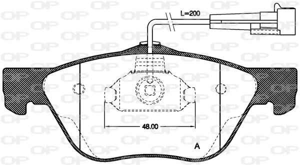 Brake Pad Set, disc brake (BPA0589.02)