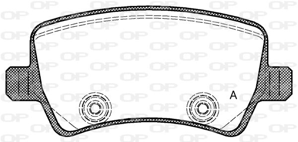 Brake Pad Set, disc brake (BPA1236.00)