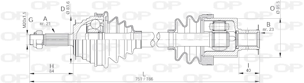 Drive Shaft (DRS6172.00)
