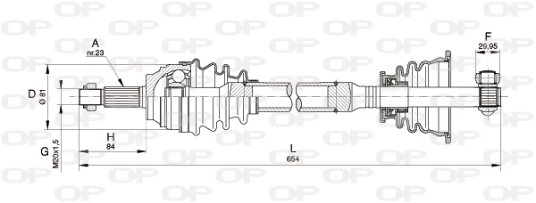 Drive Shaft (DRS6112.00)