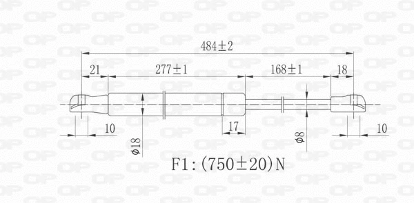 Gas Spring, boot/cargo area
