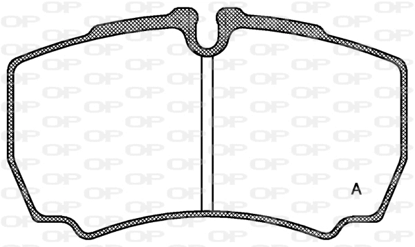 Brake Pad Set, disc brake (BPA0849.00)