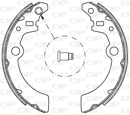 Brake Shoe Set (BSA2073.00)