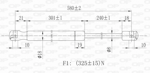 Gas Spring, boot/cargo area