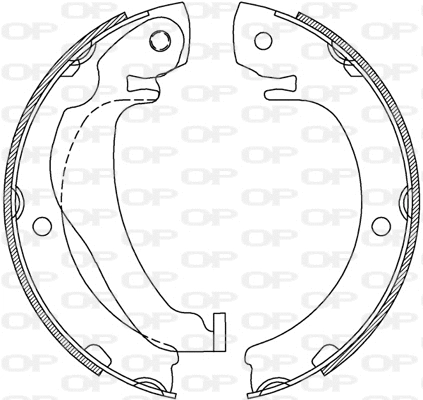 Brake Shoe Set (BSA2245.00)