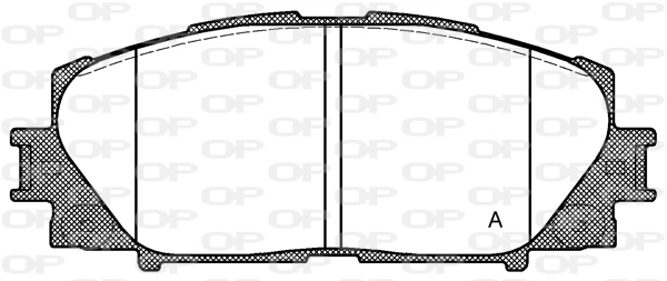 Brake Pad Set, disc brake (BPA1224.00)