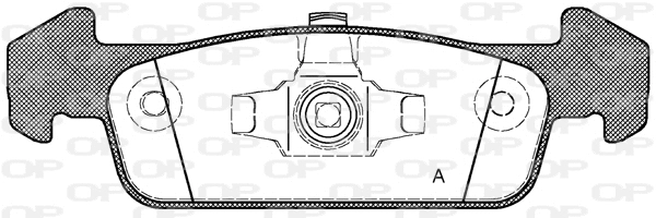 Brake Pad Set, disc brake (BPA1540.10)