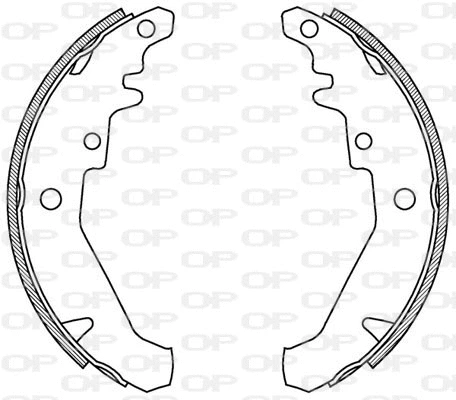 Brake Shoe Set (BSA2069.00)