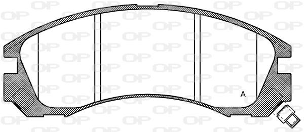 Brake Pad Set, disc brake (BPA0354.32)