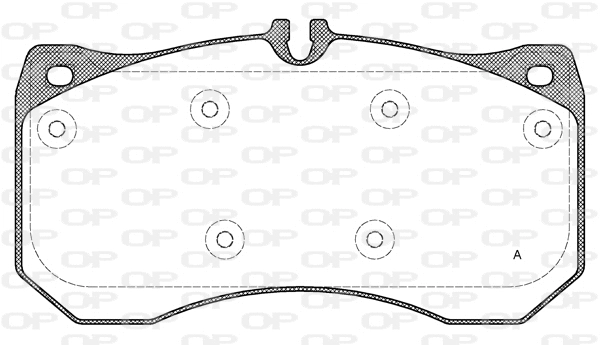 Brake Pad Set, disc brake (BPA1497.00)