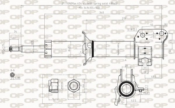 Shock Absorber (SAB8255.31)