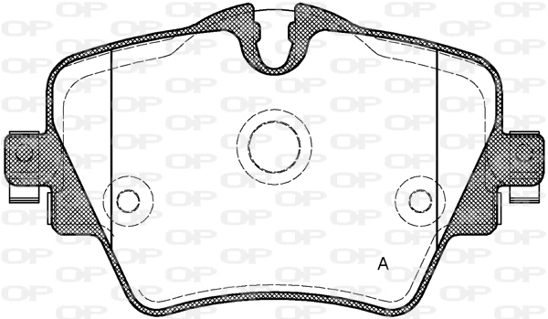 Brake Pad Set, disc brake (BPA1625.08)