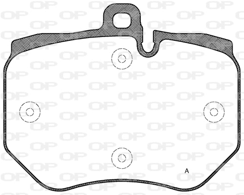 Brake Pad Set, disc brake (BPA1400.00)